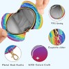 Funda de chupete de bebé con diseño de cuadros colorido