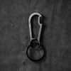 Keychain Bottle Opener, Carabiner Key Chain Clip Hook with Key