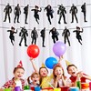 Wntr Slder Garland Decoration – Superhero Birthday Party Decor, Comic-Inspired