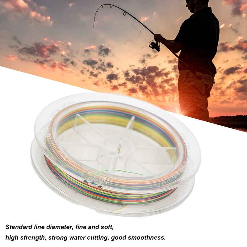 100m 8 Braided Raft Fishing Line Strong Water Cutting Durable