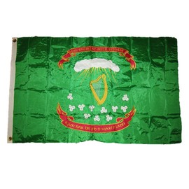 AES 3x5 Embroidered Sewn Irish 69th Regiment 300D Solarmax Nylon Flag 3'x5' Banner