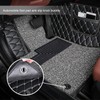EMSea 4Pcs Car Mat Retainer Carpet Anti-Slip Buckle Twist Plastic