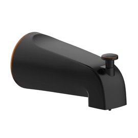 Design House Bathtub Diverter Spout, 1/2-in. Slip-Fit, Oil-Rubbed Bronze, 5.34 In. L x 2.5 In. W x 2.8 In. H, 522938
