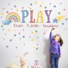 Mfault Playroom Wall Decals Stickers, Inspirational Play Share Laugh Imagine
