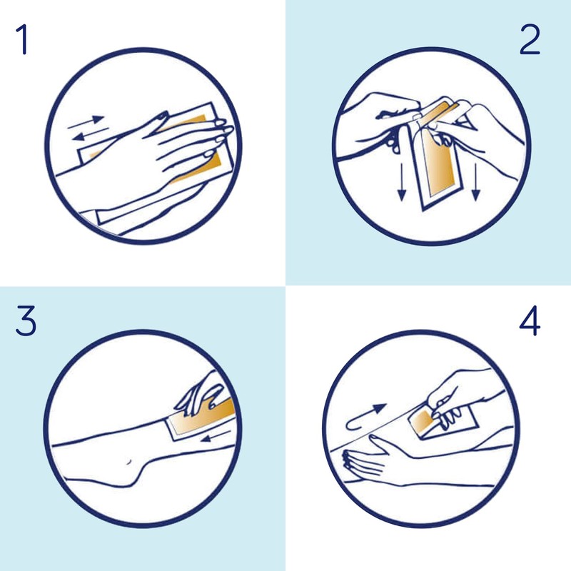 Mandy’s Soft Feel Wax Strips for Face – Hair Removal