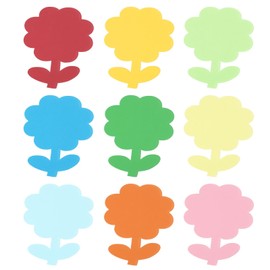 PATIKIL Bulletin Cutouts Paper, 36 Pcs Flower Shaped Bulletin Board Paper Cut Outs Decorations for Classroom DIY Crafts Projects Party Supplies, Multicolored