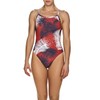 ARENA Palm Forest Challenge Back MaxLife One Piece Swimsuit, Red