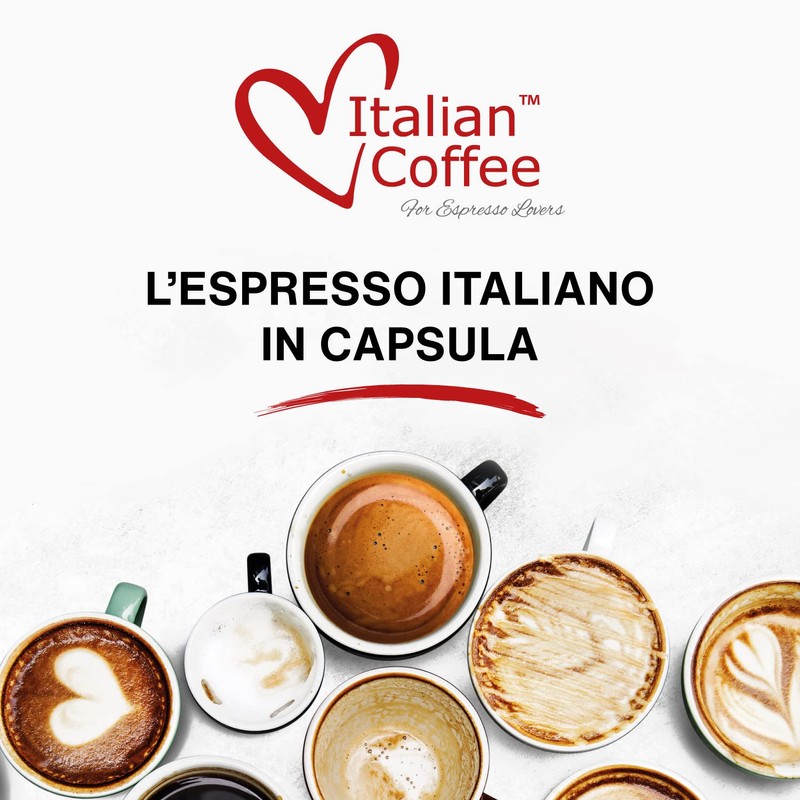 Italian Coffee capsules compatible with Nescafe Dolce Gusto machines, Espresso