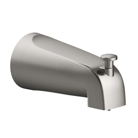 Design House 522573 Tub Pull-Up Diverter Spout, Satin Nickel