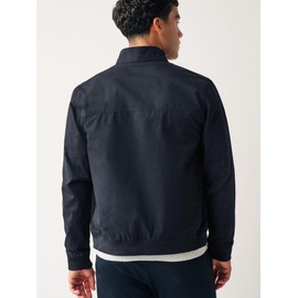 NEXT Harrington Waterproof Jacket with Check Lining, navy blue, XXL