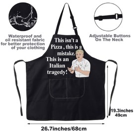 Ramsay Chef Apron Ramsay Kitchen Apron Chef Ramsay Gifts This Isn't A Pizza This Is An Italian Tragedy Ramsay Merch (a Pizza ap)