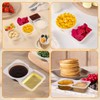 Snack Container, 15 Pcs Double compartment snack containers, Double Compartment
