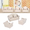 1:12 Scale Dollhouse Sofa Hand Crafted High Simulation Miniature Sofa