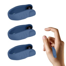 HEITIGN Pack of 2 Finger Acupressure Clip Massage Hand Clamp Slimming Clip Acupressure Conditioner for Tension Anxiety Stress (Big thumb blue)