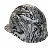 Pyramex Hard Hat Ridgeline Cap Style Custom White Graffiti -