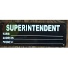 BuildingSigns.com NYC hpd Superintendent Notice sign(Black, Post janitor name/address-R