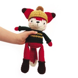 Graine Créative Amigurumi Crochet Fox Plush Animal Kit