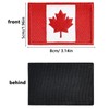 Fidqiog 18 Pcs Canada Flag Patch, Edmbroidery Canadian Flag Patches,