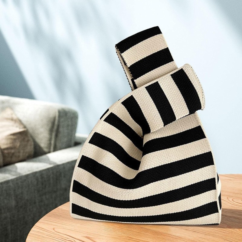 UMIYI Knitted Mini Tote Bag for Women, Small, Eco-Friendly, Stylish,