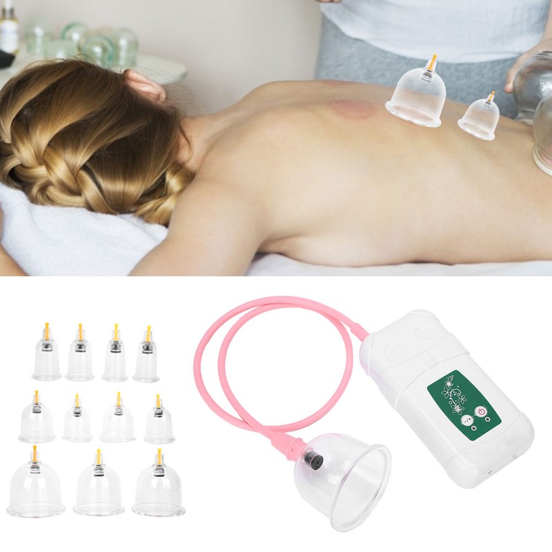 12pcs Vacuum Suction Cupping Cup Adjustable Strong Suction Cupping Set