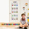Headphone Storage Classroom Headphone Organizer 15 Pockets PVC Clear Organizer