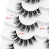 3D Clear Band False EyeLashes Natural Look Cat Eye Wispy