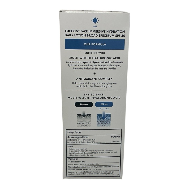 Eucerin 3-Pack Eucerin Immersive Hydration Face Lotion SPF 30 2.5oz