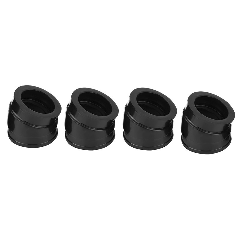 4Pcs Motorcycle Carb Carburetor Intake Manifold Boot Joint for CB750C