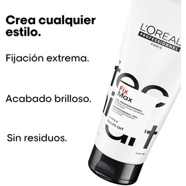 L'Oréal Professionnel Tecni Art | Fix Max | Gel modelador de máxima fijación para cabello | Hasta 48hrs | No deja residuos | 200ml