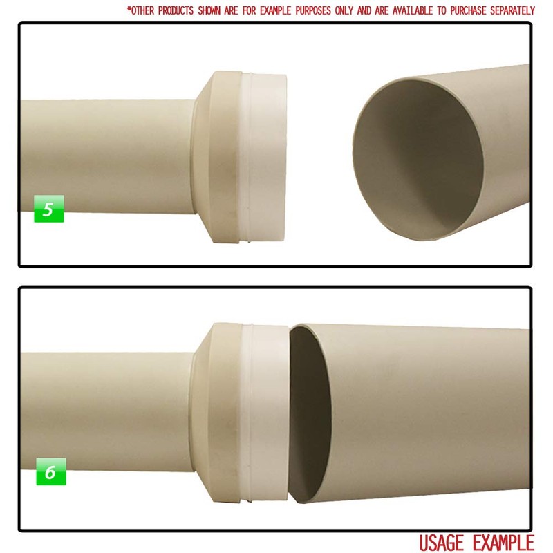 Round Ducting Reducer 150mm to 100mm - 6 to 4