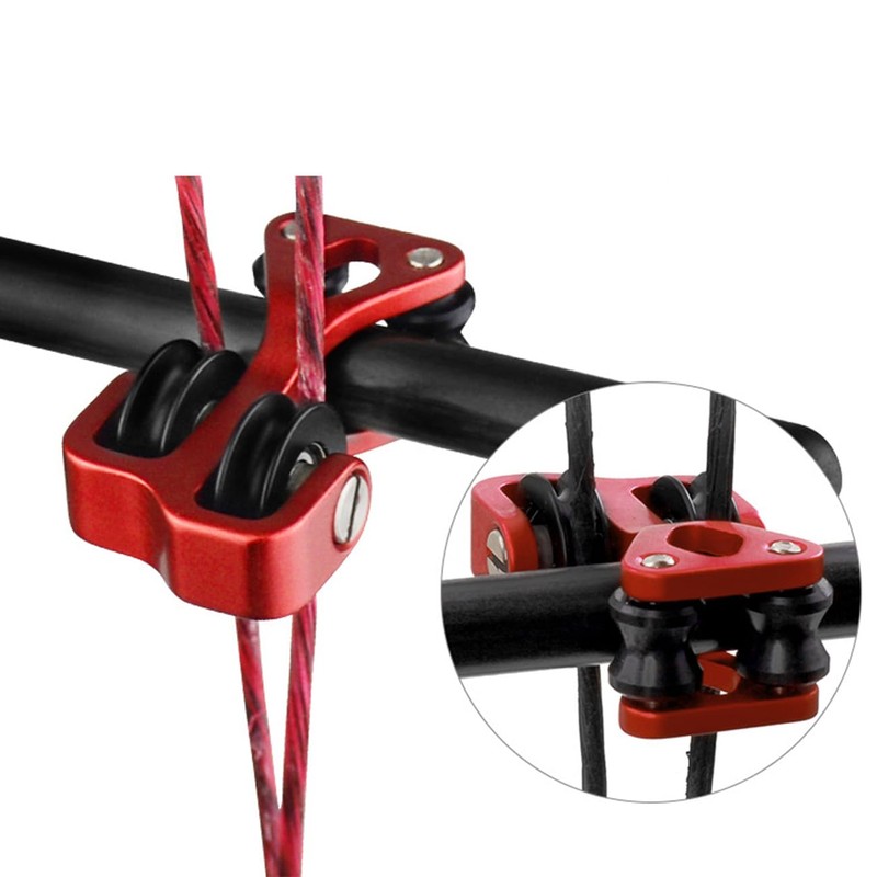 Aluminum Compound Bow Cable Slide Archery Bow String Splitter Roller