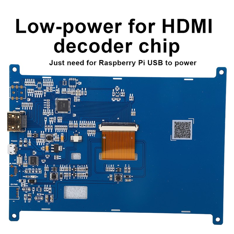 7-Inch Display 1024 x 600 HD TFT Screen for HDMI