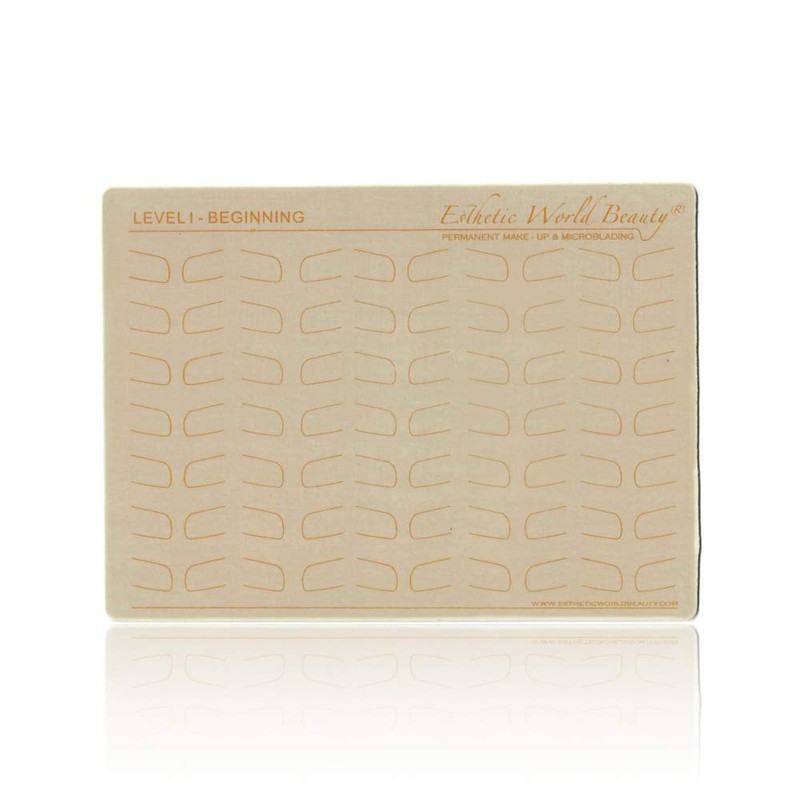 Microblading No Ink Practice Skin | 6 Level Template