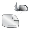 Replacement Passenger Right Side Door Mirror Glass Heated with Back