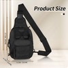 FuninCrea Sling Bag Men's Tactical Shoulder Bag Men's Anti-Theft Crossbody