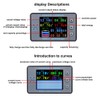 Coulometer Bidirectional Current Detection Memory Function 2.4 Inch Color LCD