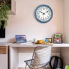 JENLYSTIME 12 Inch Retro Wall Clock,Classic Day of The Week