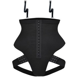 Butt Lifting Shapewear Tummy Control Butt Lifter Panties Tummy Trainer Butt Lift Body Shaper Waist Trainer Underwear (Black, Large)