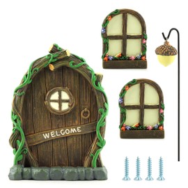 Fairy Door and Windows for Trees Outdoor
