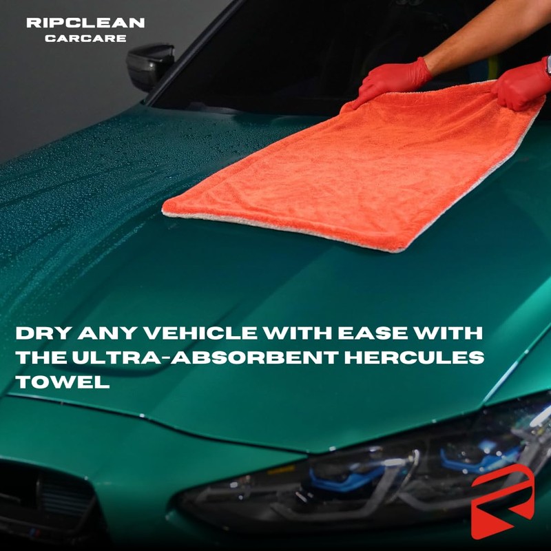 Ripclean Hercules 1400 GSM Ultra-Premium Drying Towel - Absorbent, Soft,