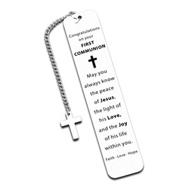 First Communion Gifts for Girls Boys Teens Religious Gift for Son Christian Bookmark Gifts Religious Gifts for Kids Easter Basket Stuffers 1st Communion Gifts Catholic Gifts for Teenagers Kids