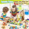 WishaLife 250 Pieces STEM Building Blocks Set, Kids Tube Locks