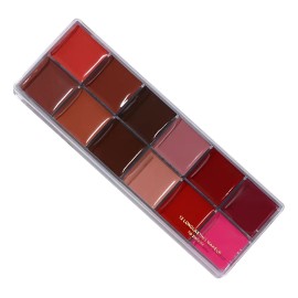 Paleta De 12 Labiales De Color 12 Duraderos Mate Intenso Set