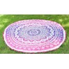 AVA Collections Round Cotton Mandala Large Tapestry Throw Rug Beach
