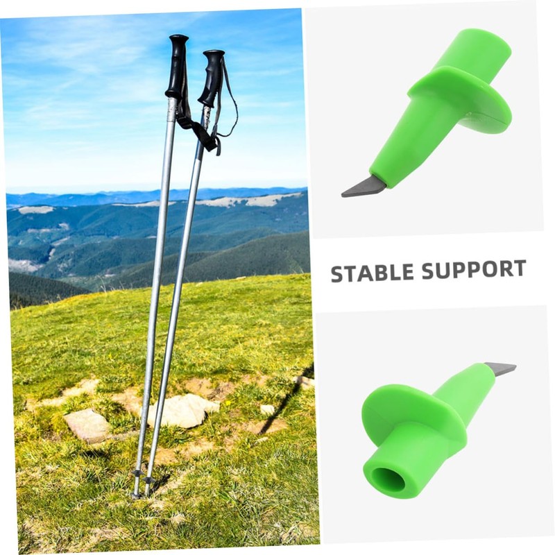 Sosoport Lightweight Trekking Pole Tips Replacement Tungsten Steel Hiking Pole