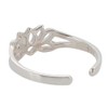 Touch Jewellery 925 Sterling Silver Lotus Toe Ring