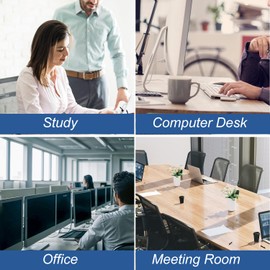 Arcjunys Desk Grommet 60mm Round Desk Cable Hole Cover Cable Grommet Desk Hole Cover Cable Hole Cover Desk Cable Grommet Desk Plug Hole Cover Cable Grommets for Home and Office Table Black 4 Pcs