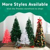Prextex 23-Inch Mini Christmas Tree Set with LED Lights, Star