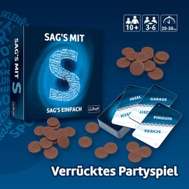 Trefl 02410, Party Card Game, P-Word, Guessing Game, Home Game, Crazy Party Game, Games for Adults and Children from 10 Years Game, Sag's with S