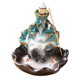 Incense Sticks, Minging Incense Cones Holder, Backflow Incense Burner, Incense Holder, Incense Holder, Burner, Aromatherapy Ornament, Ceramic Incense Stick Nholder